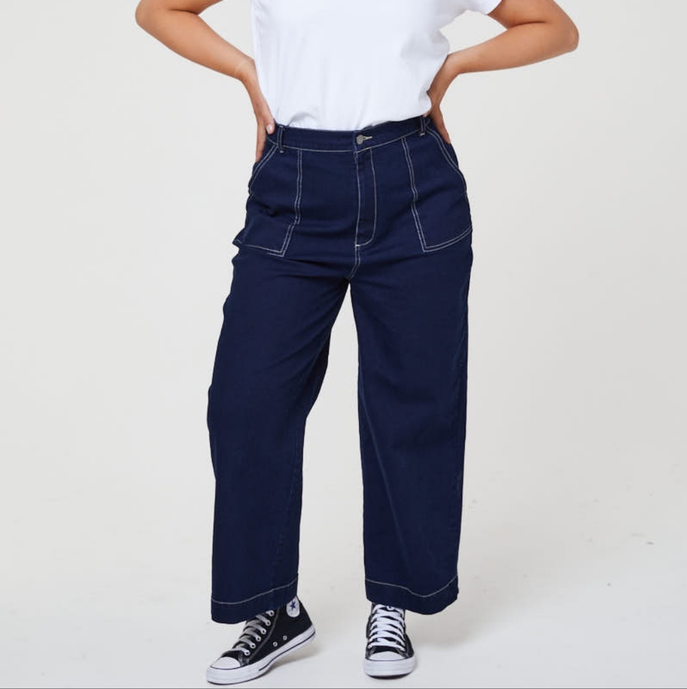 Joanie Lafayette High Waist Wide Leg Jeans